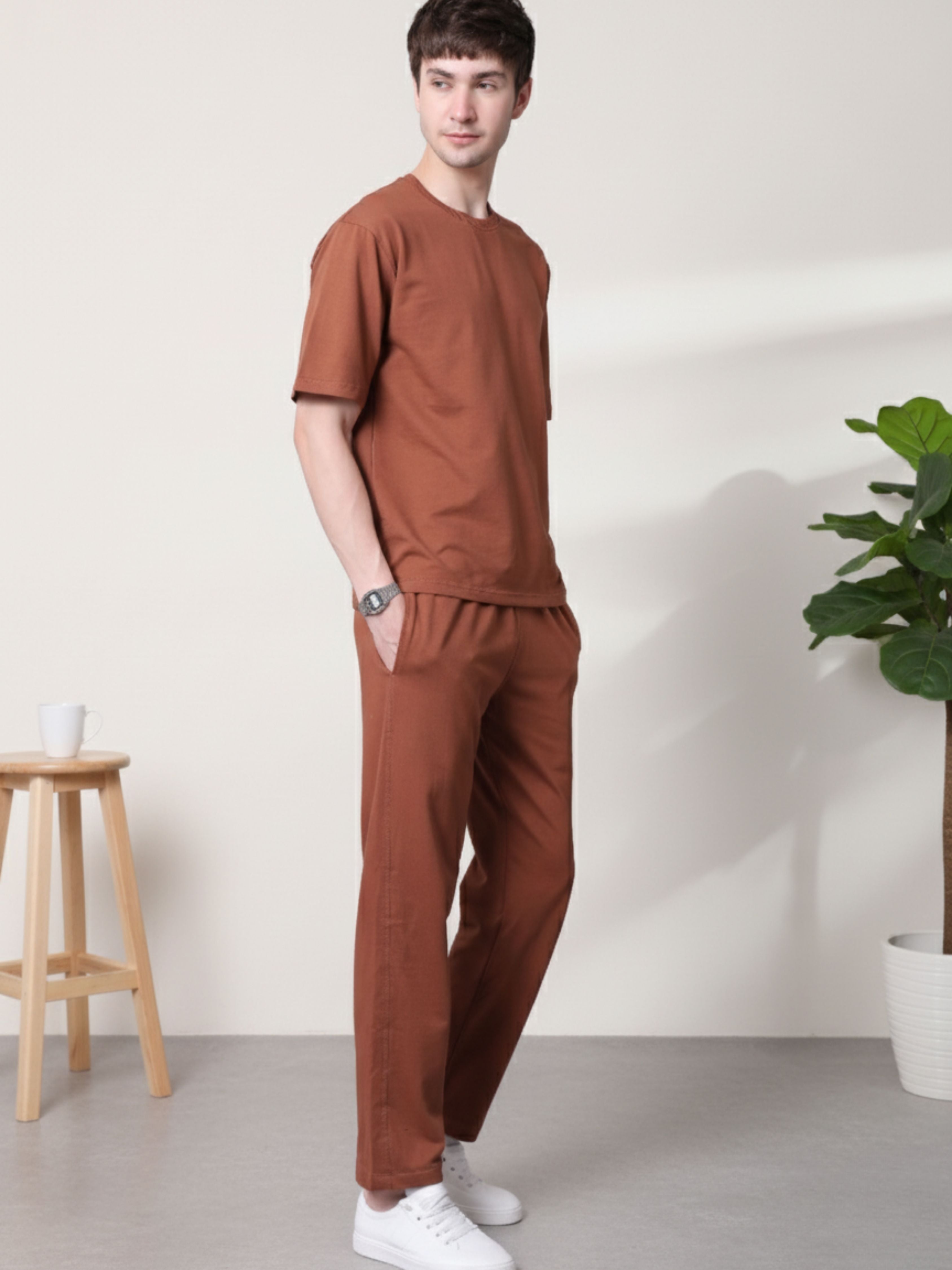 Unisex Brown Jogger
