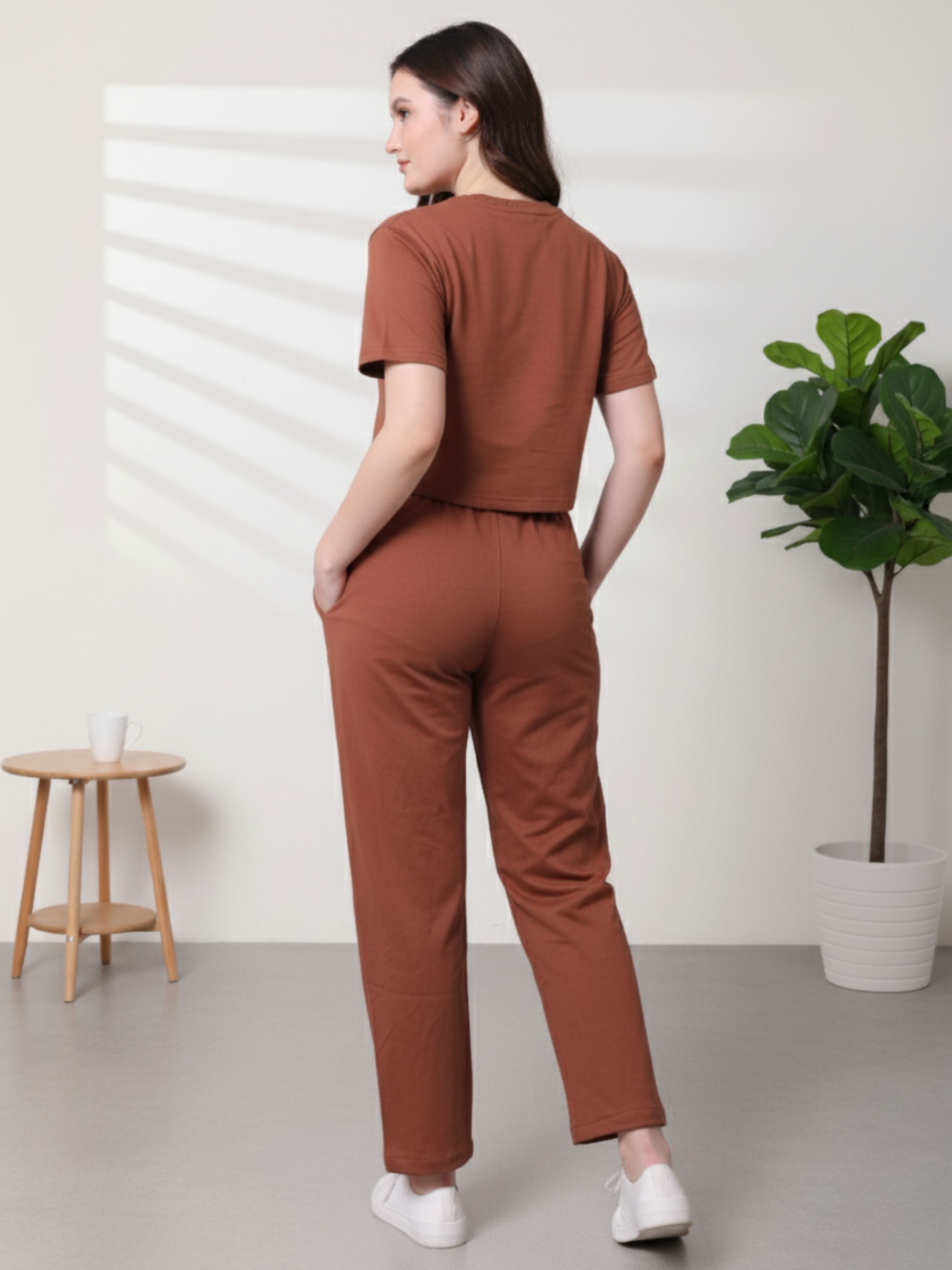 Unisex Brown Jogger
