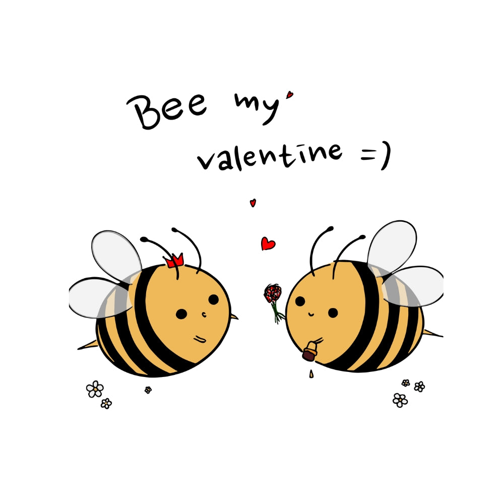 Bee My Valentine Unisex Sweatshirt