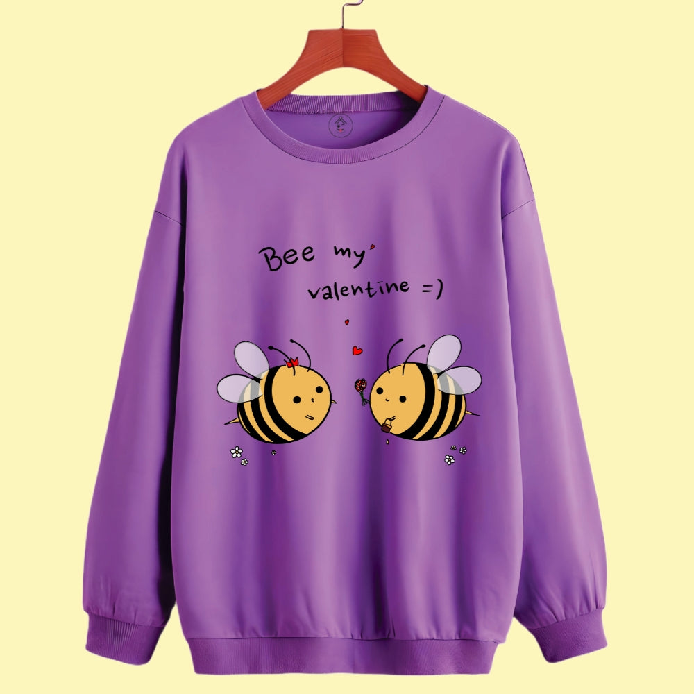 Bee My Valentine Unisex Sweatshirt