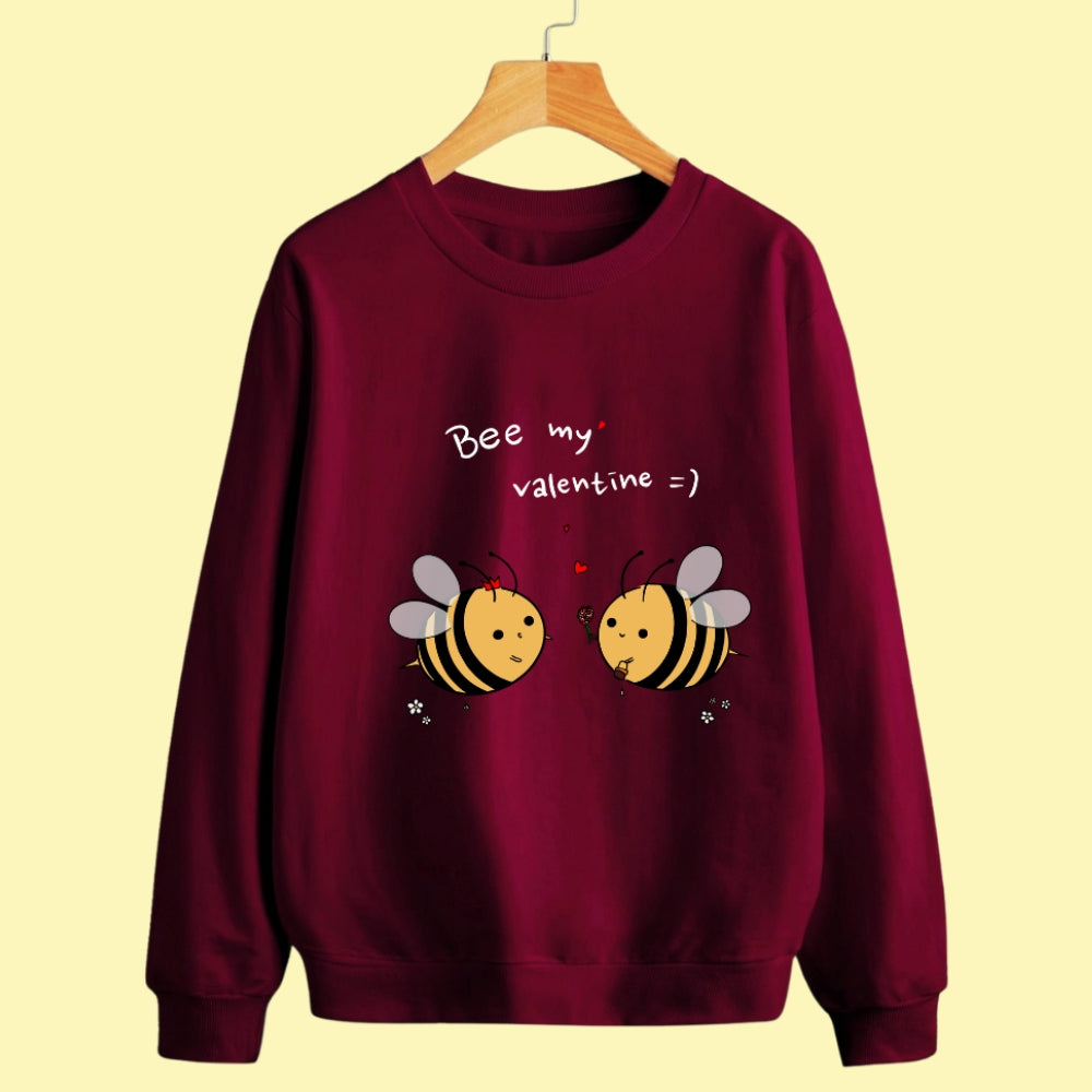 Bee My Valentine Unisex Sweatshirt