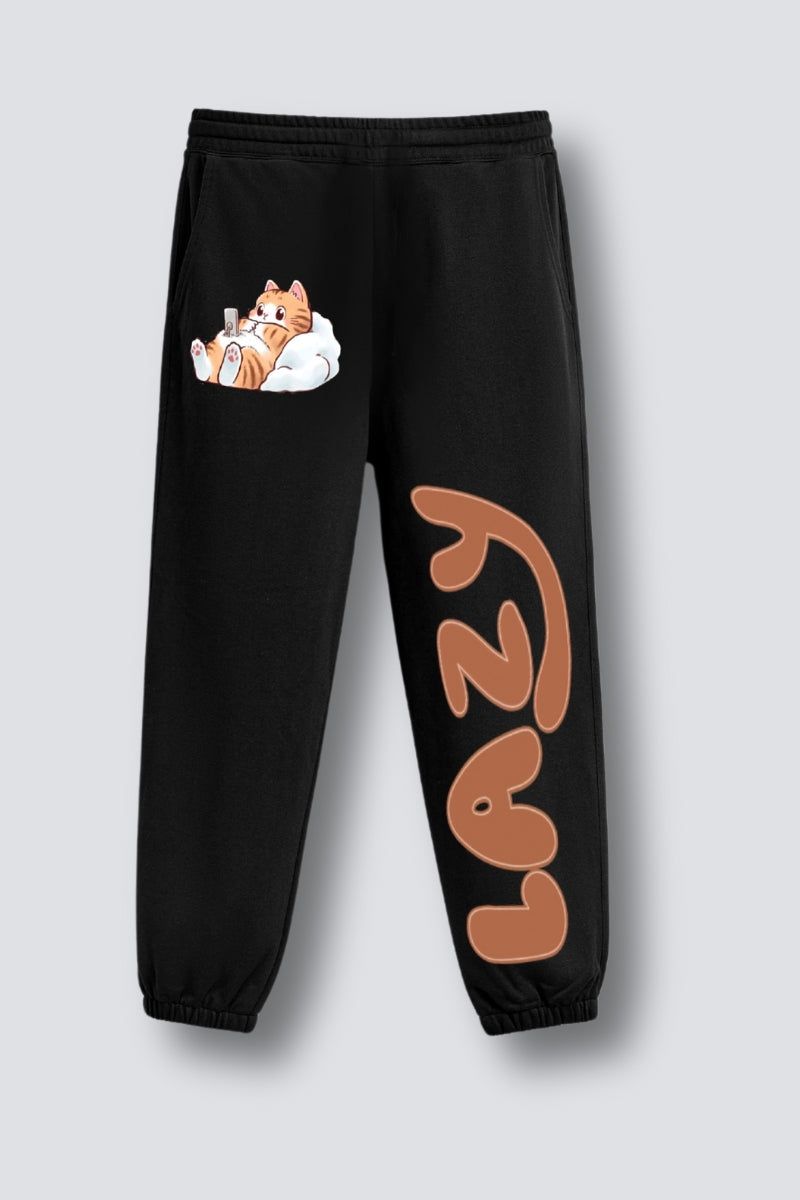 Cozy Critter Straight Fit Joggers - Black