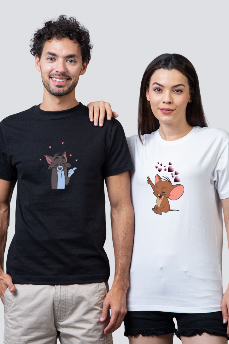 Mischief & Mirth Couple Unisex Tees - Pack of 2