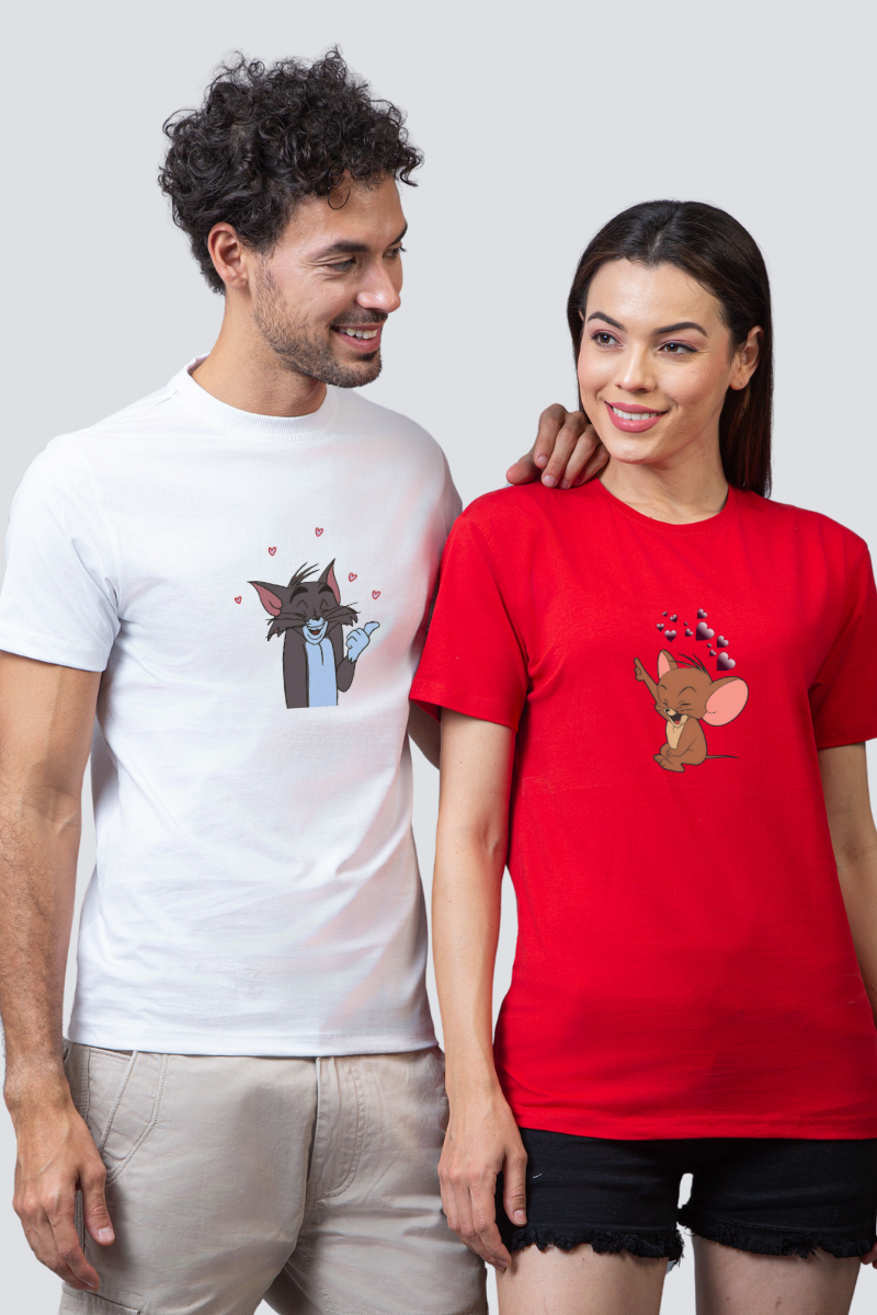 Mischief & Mirth Couple Unisex Tees - Pack of 2