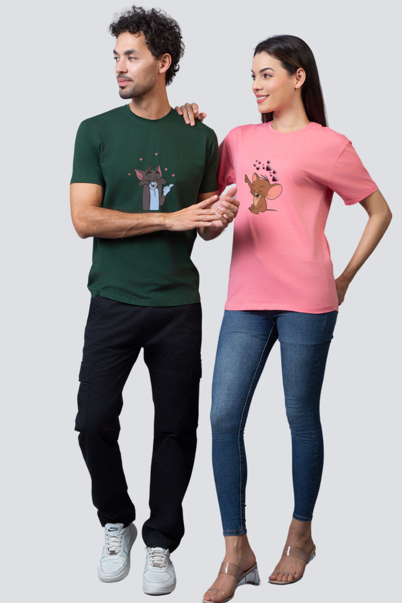 Mischief & Mirth Couple Unisex Tees - Pack of 2