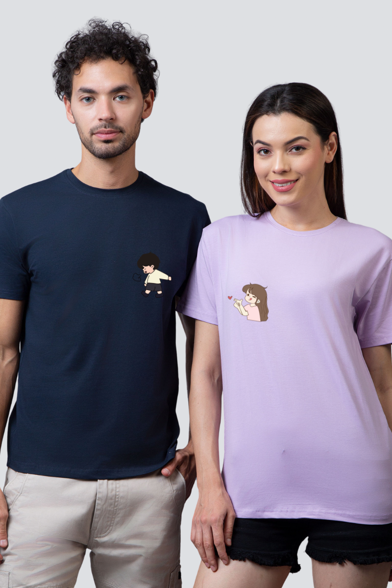 Playful Mischief Couple Unisex Tees - Pack of 2