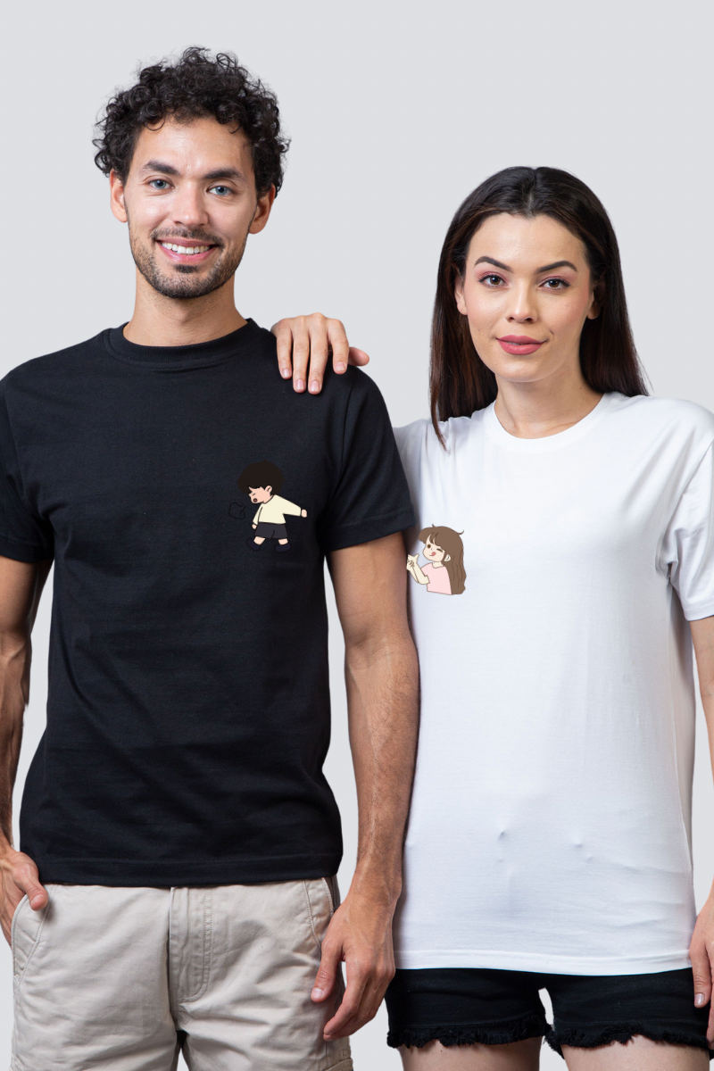 Playful Mischief Couple Unisex Tees - Pack of 2