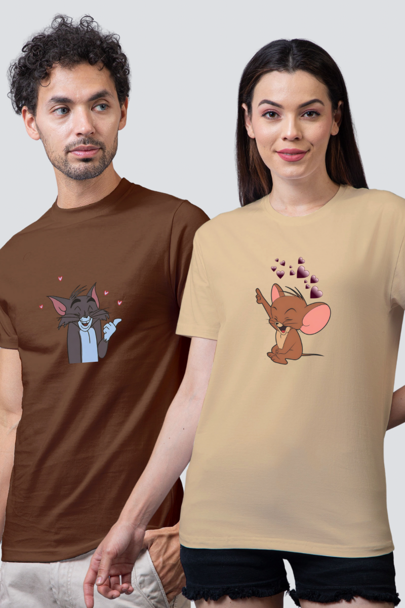 Mischief & Mirth Couple Unisex Tees - Pack of 2