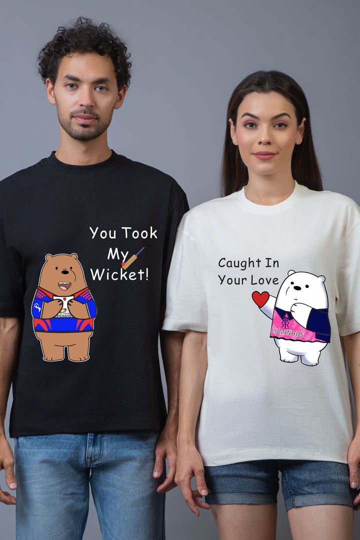 MI x RR Love Match Oversized Couple Tees - Pack of 2