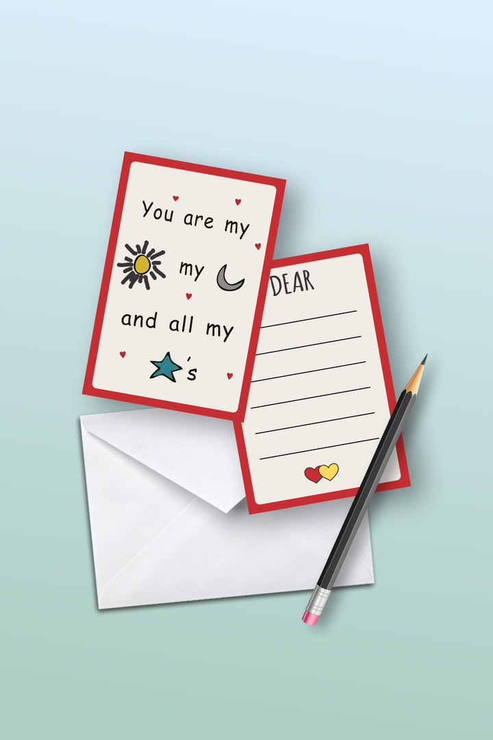 You're my everything Greeting card - Lazy Lush