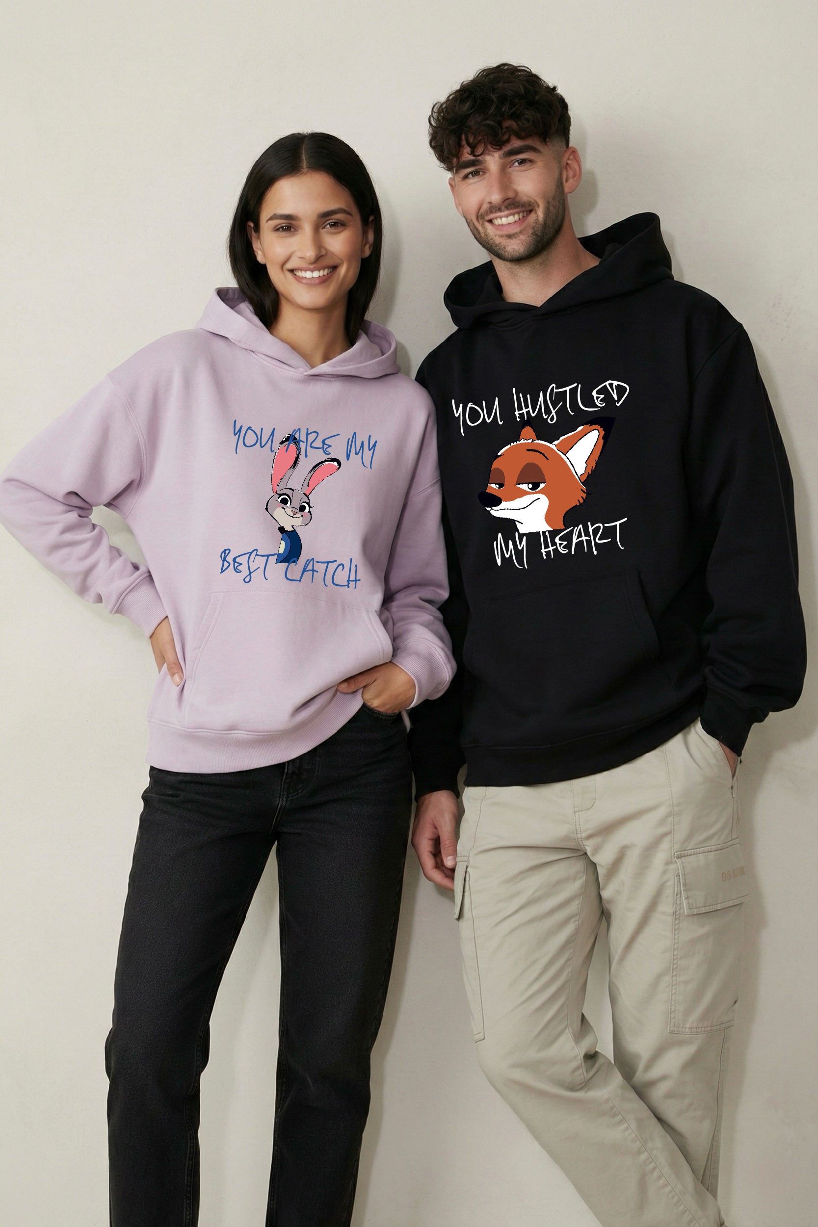 Zootopia Oversized Drop Shoulder Hoodies - Pack of 2
