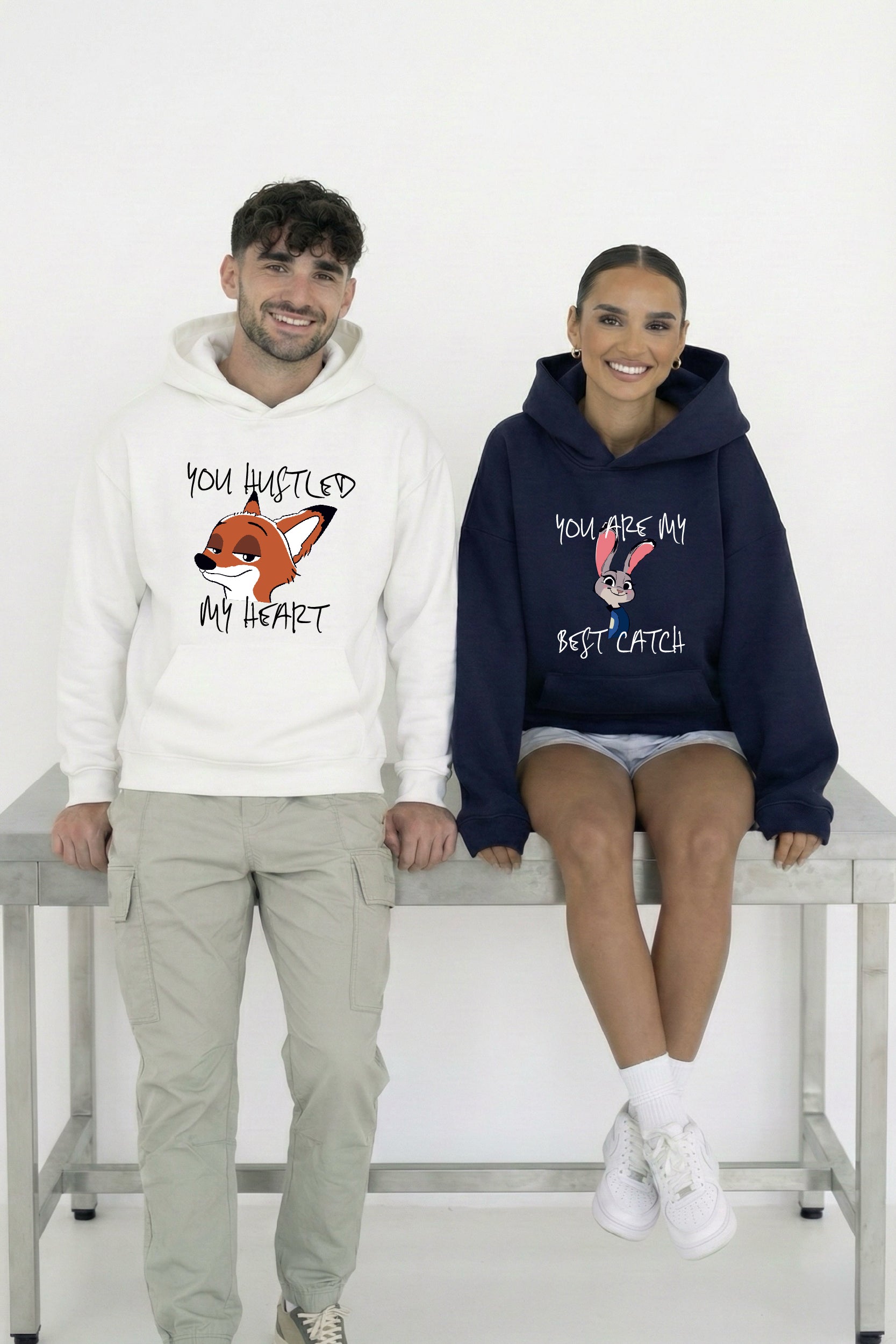 Zootopia Oversized Drop Shoulder Hoodies - Pack of 2