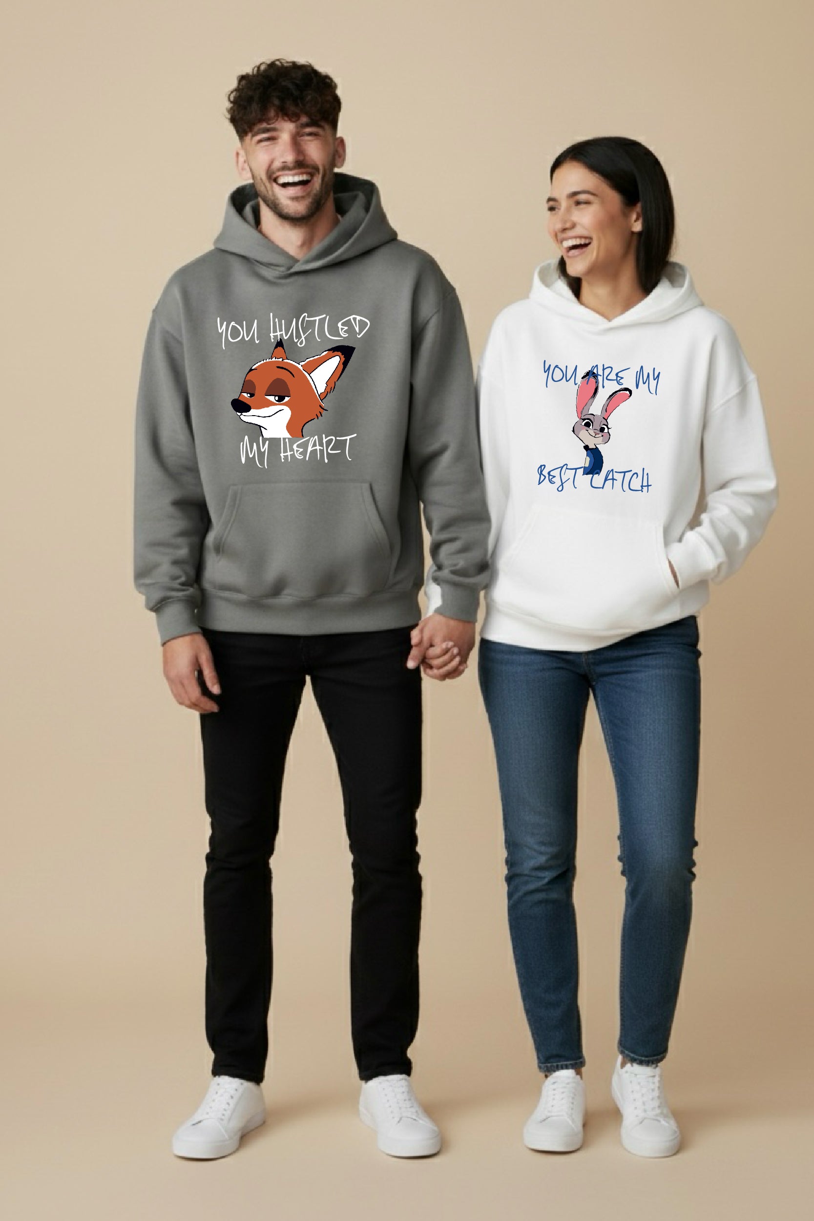 Zootopia Oversized Drop Shoulder Hoodies - Pack of 2