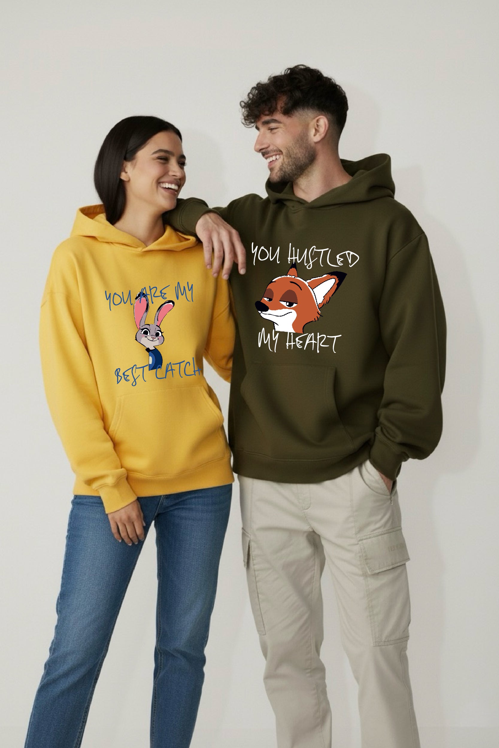 Zootopia Oversized Drop Shoulder Hoodies - Pack of 2