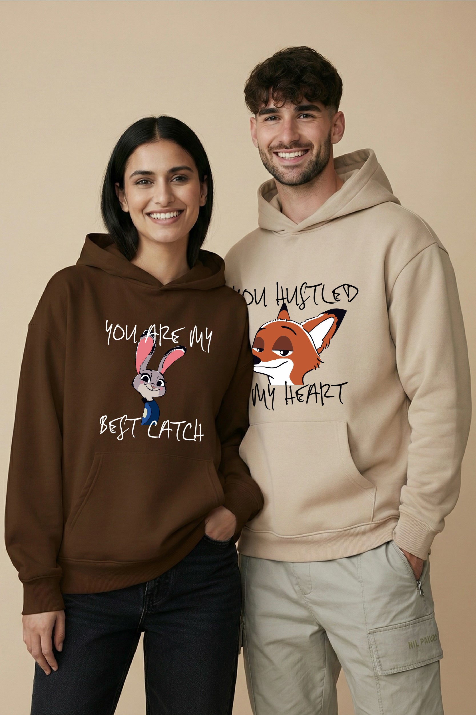 Zootopia Oversized Drop Shoulder Hoodies - Pack of 2