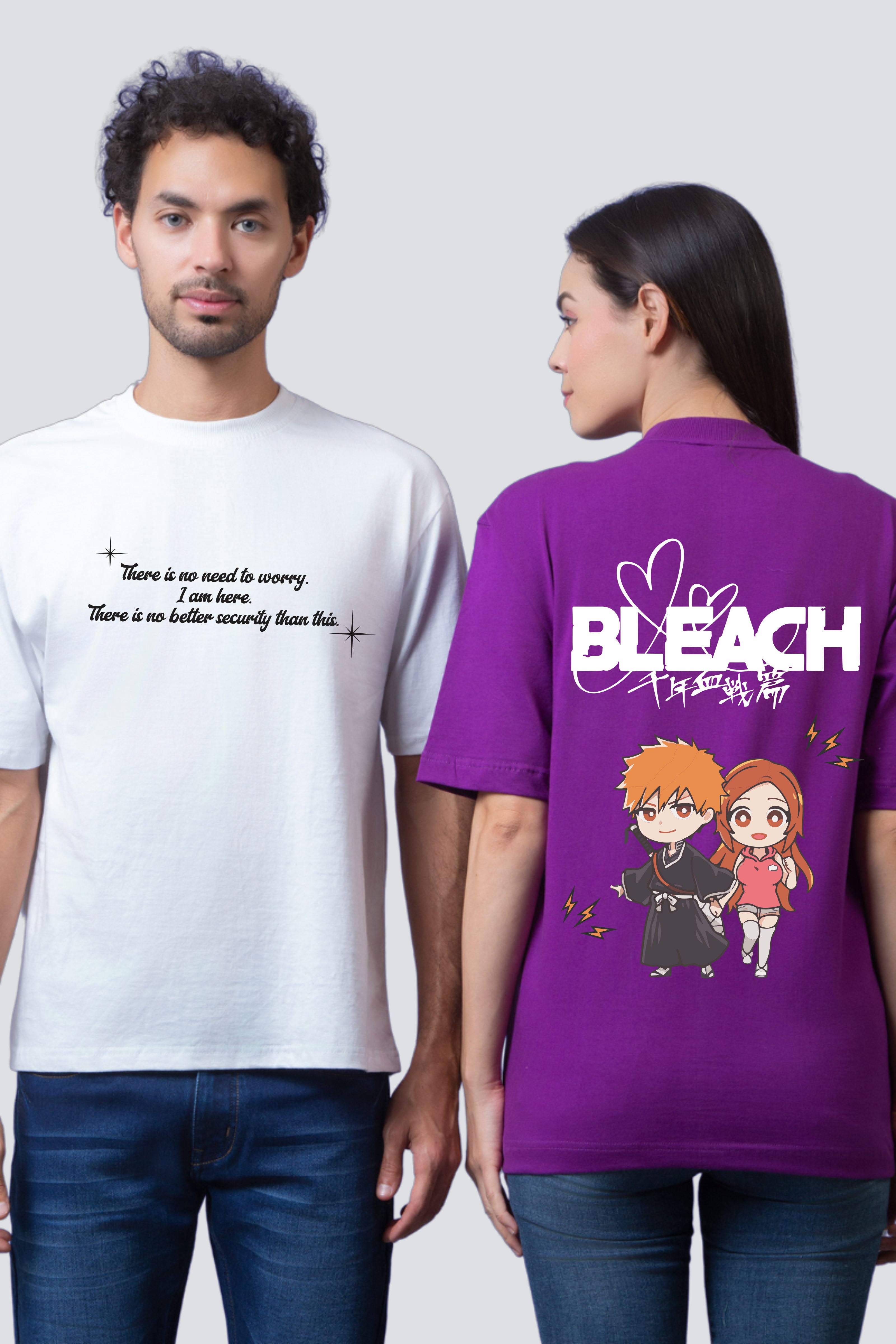 Bleach Edition Oversized Couple Tees - Pack of 2