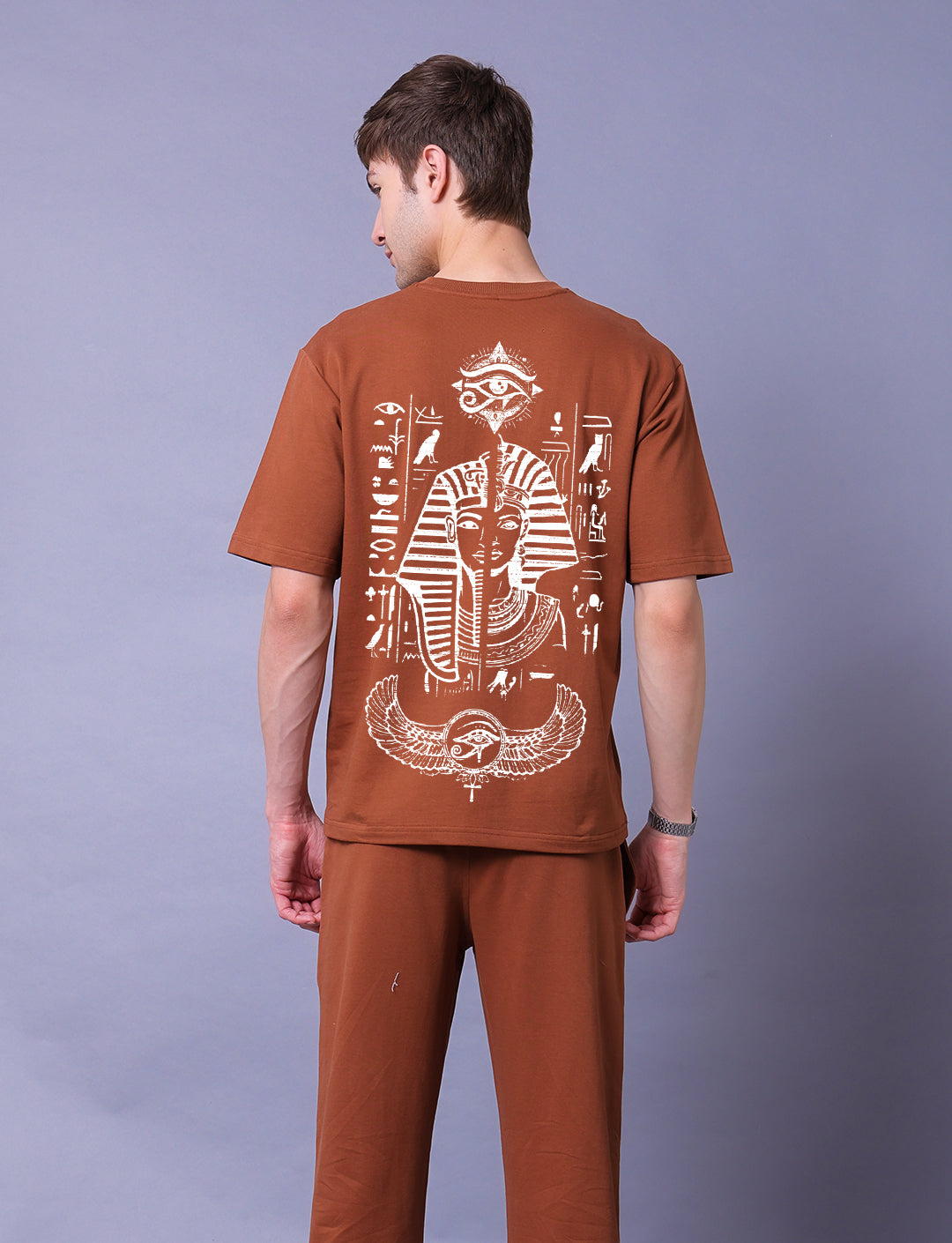 Egyption Men Co-Ord Set - Oversized Tee With Jogger