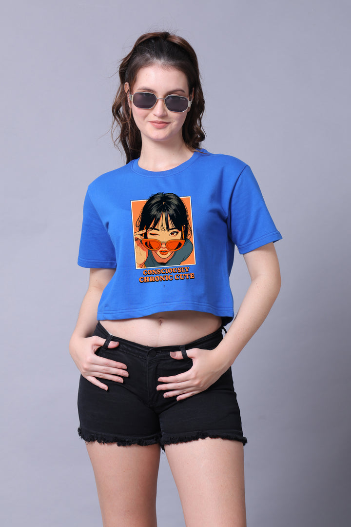 Chronic Cute Women Crop Top