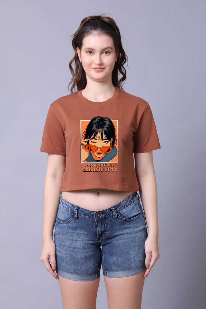 Chronic Cute Women Crop Top
