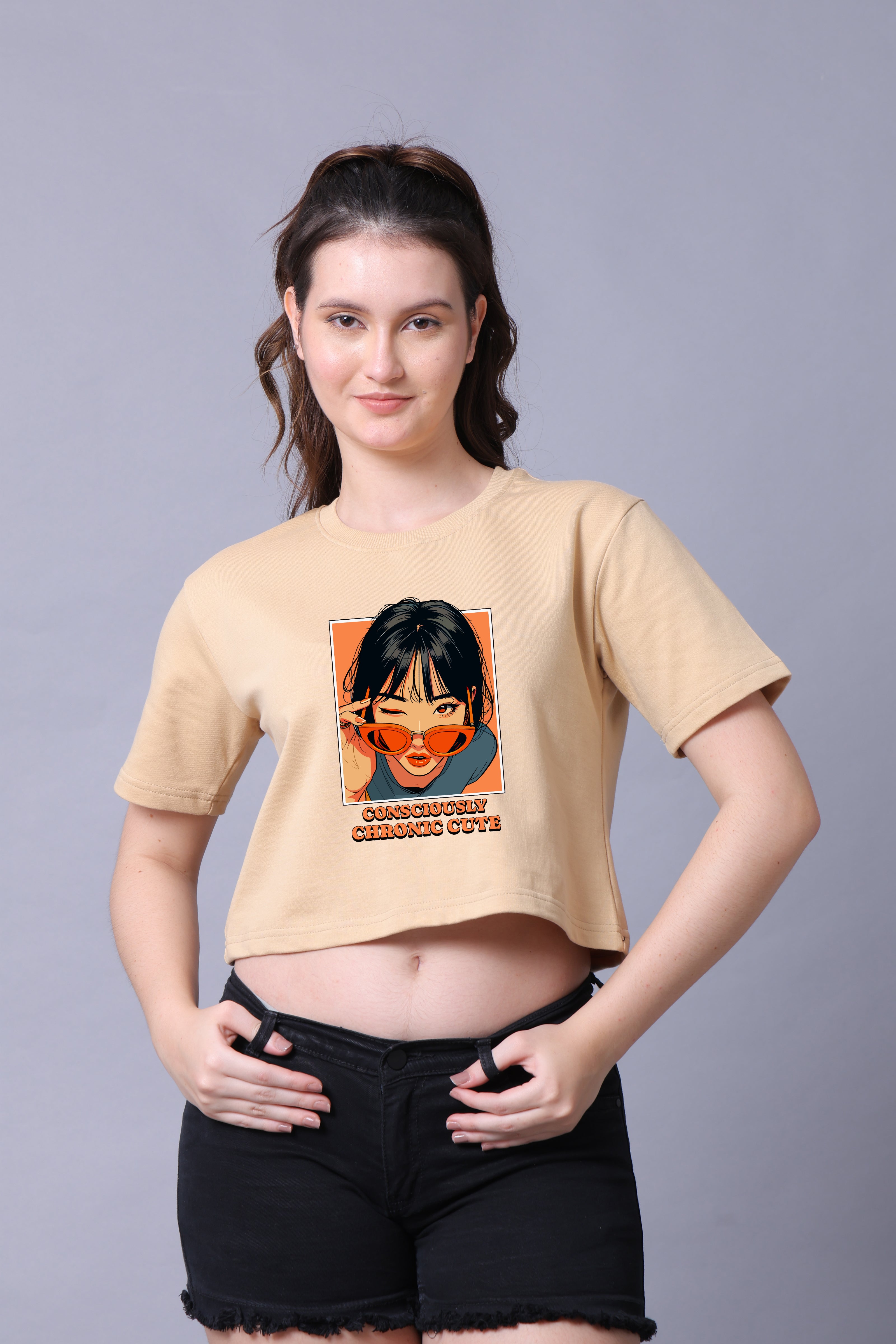 Chronic Cute Women Crop Top
