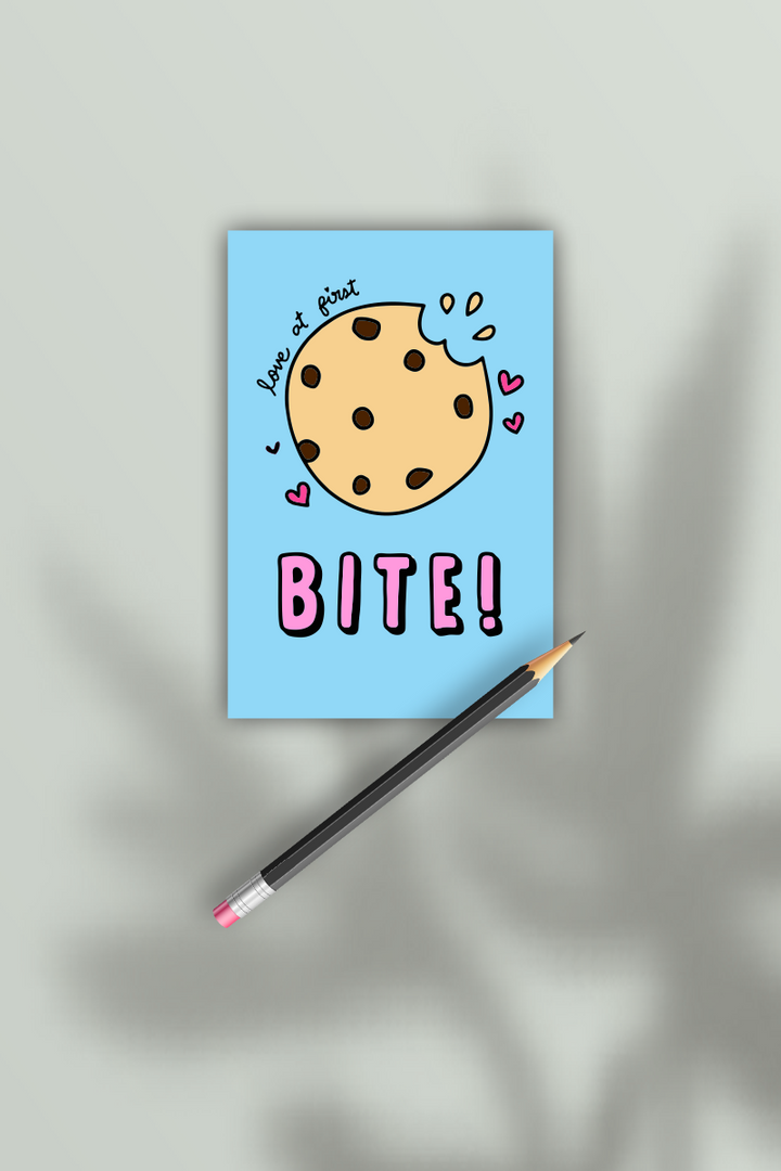 Bite Greeting Card - Lazy Lush