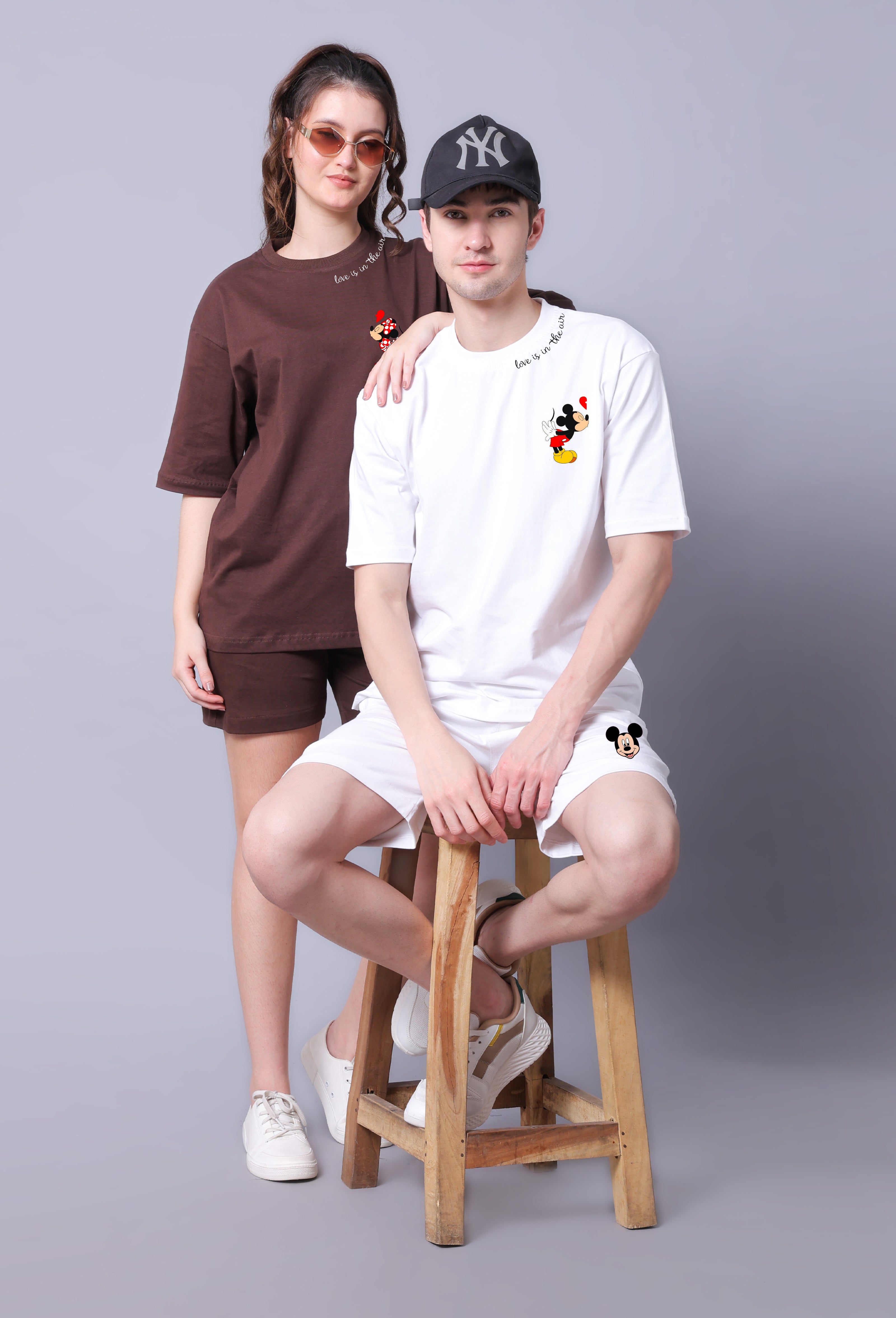 Mickey & Minnie Couple Co-Ord Sets (Pack of 2)