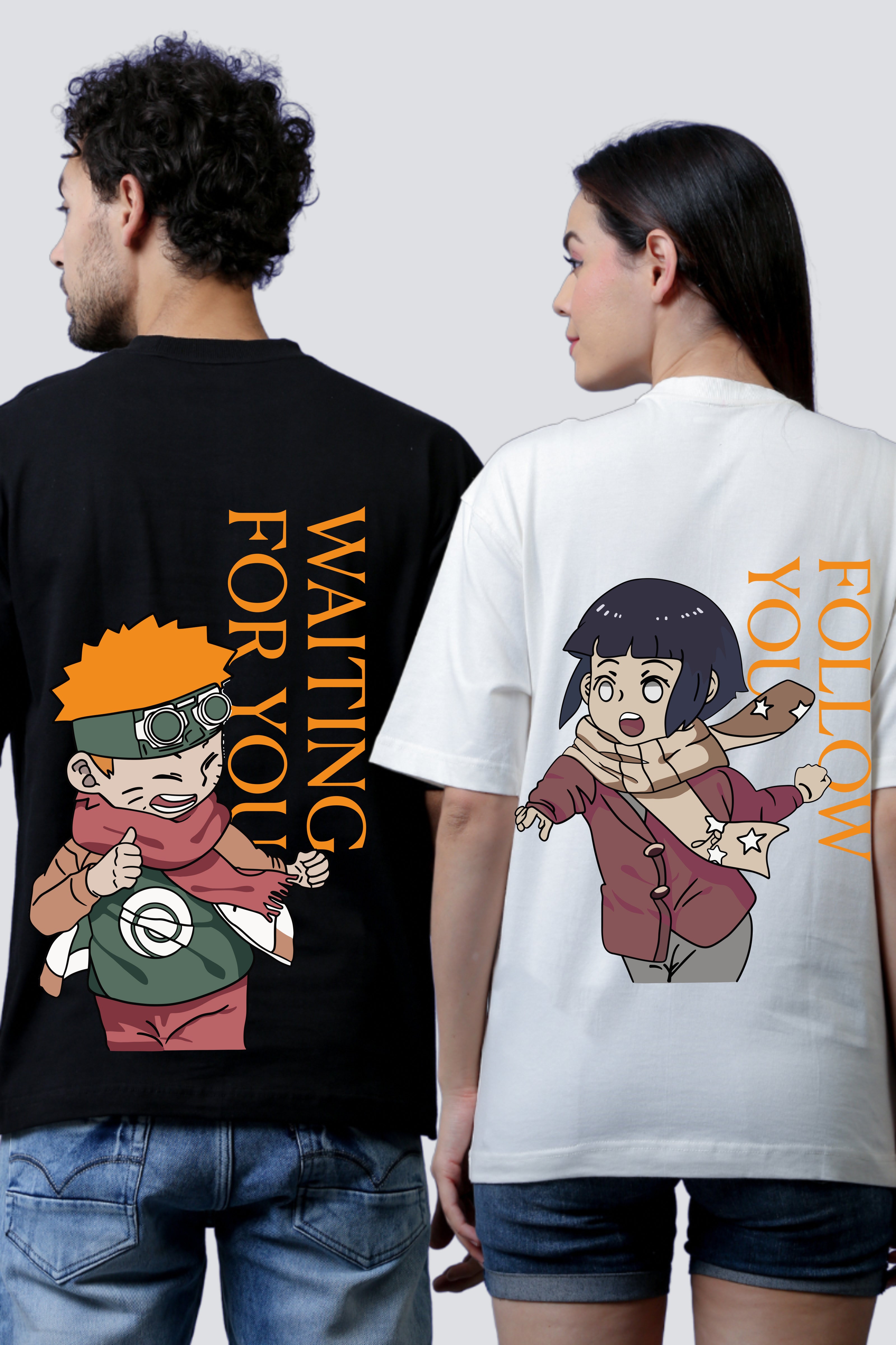 Chase Your Ninja Dreams Oversized Couple Tees - Pack of 2