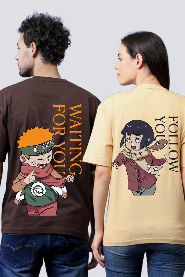 Chase Your Ninja Dreams Oversized Couple Tees - Pack of 2