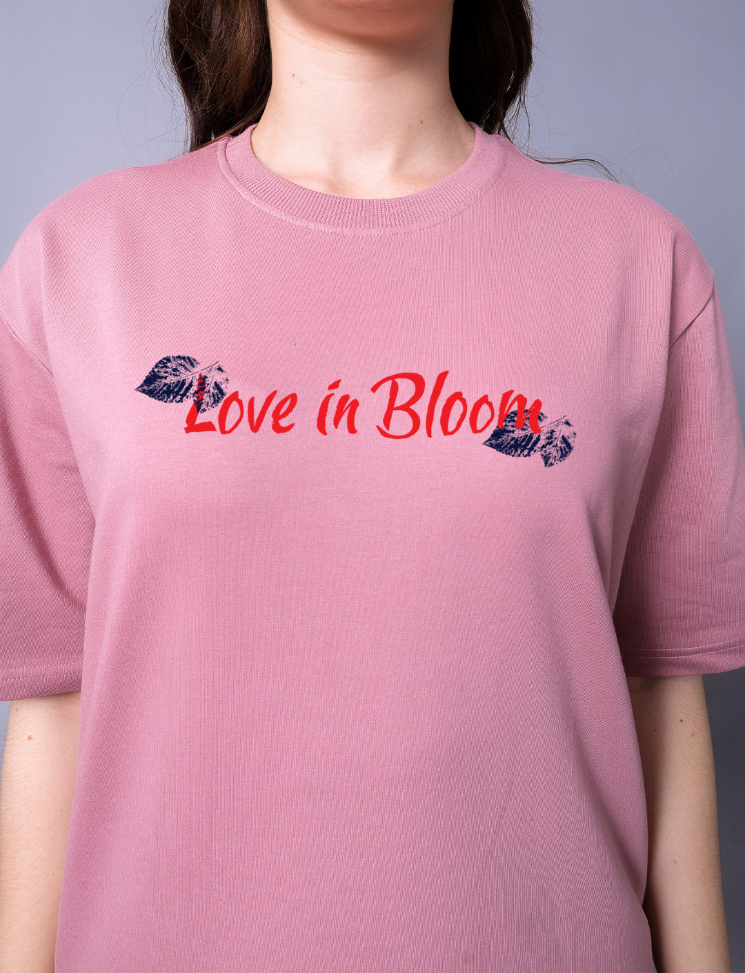 Rooted Hearts Women Co-Ord Set - Oversized Tee With Jogger