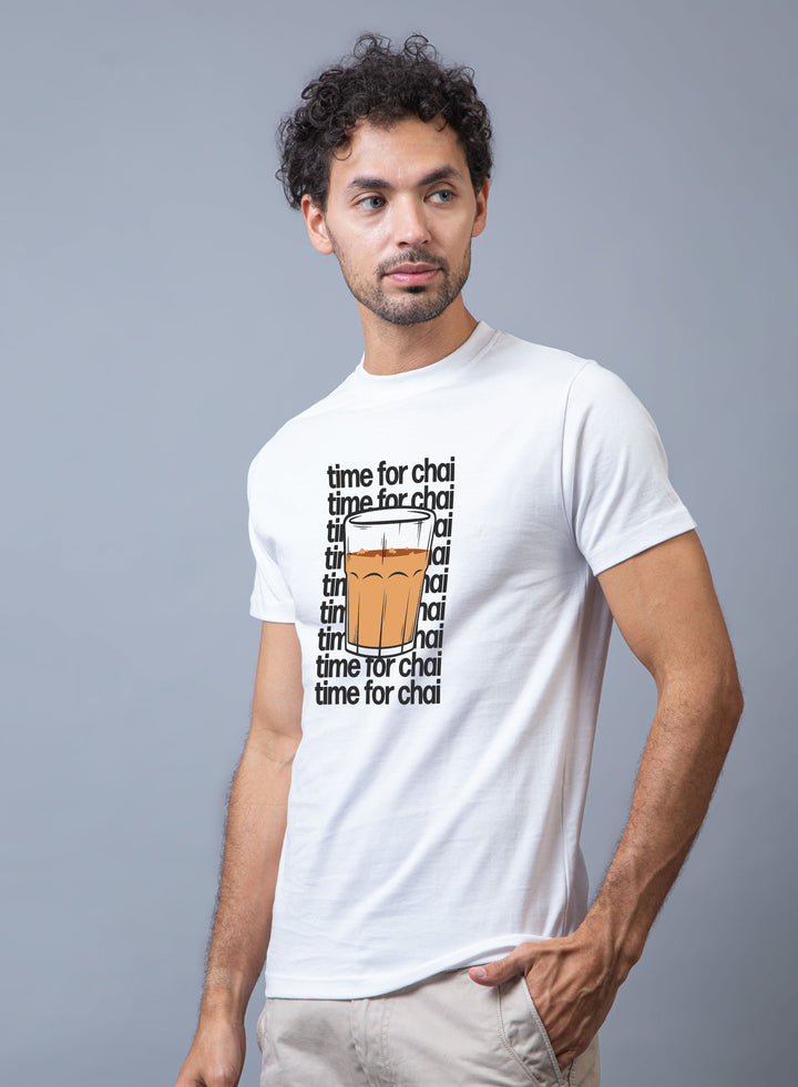 Time For Chai Regular Fit Unisex Tee