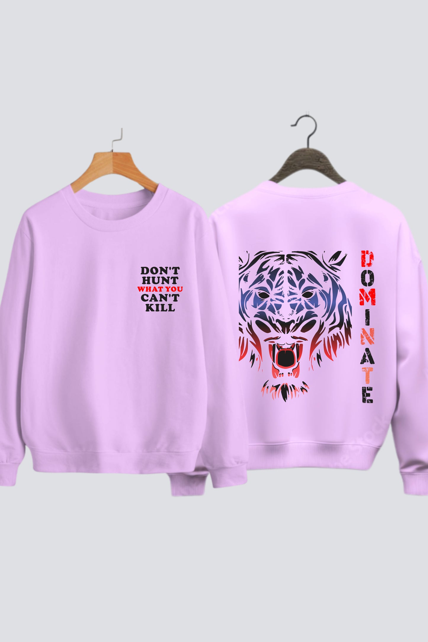 Dominance and Survival Motif Sweatshirt