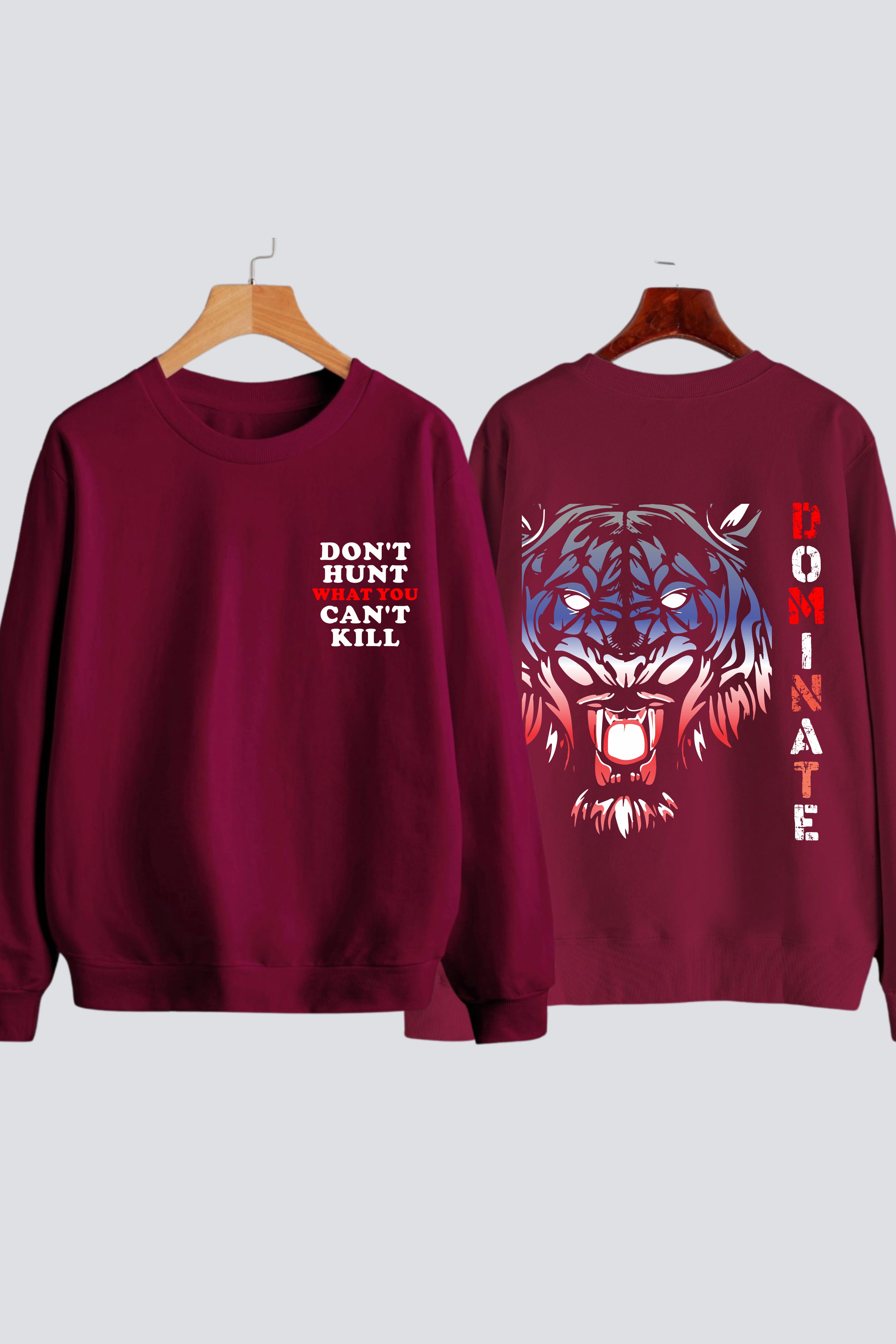 Dominance and Survival Motif Sweatshirt