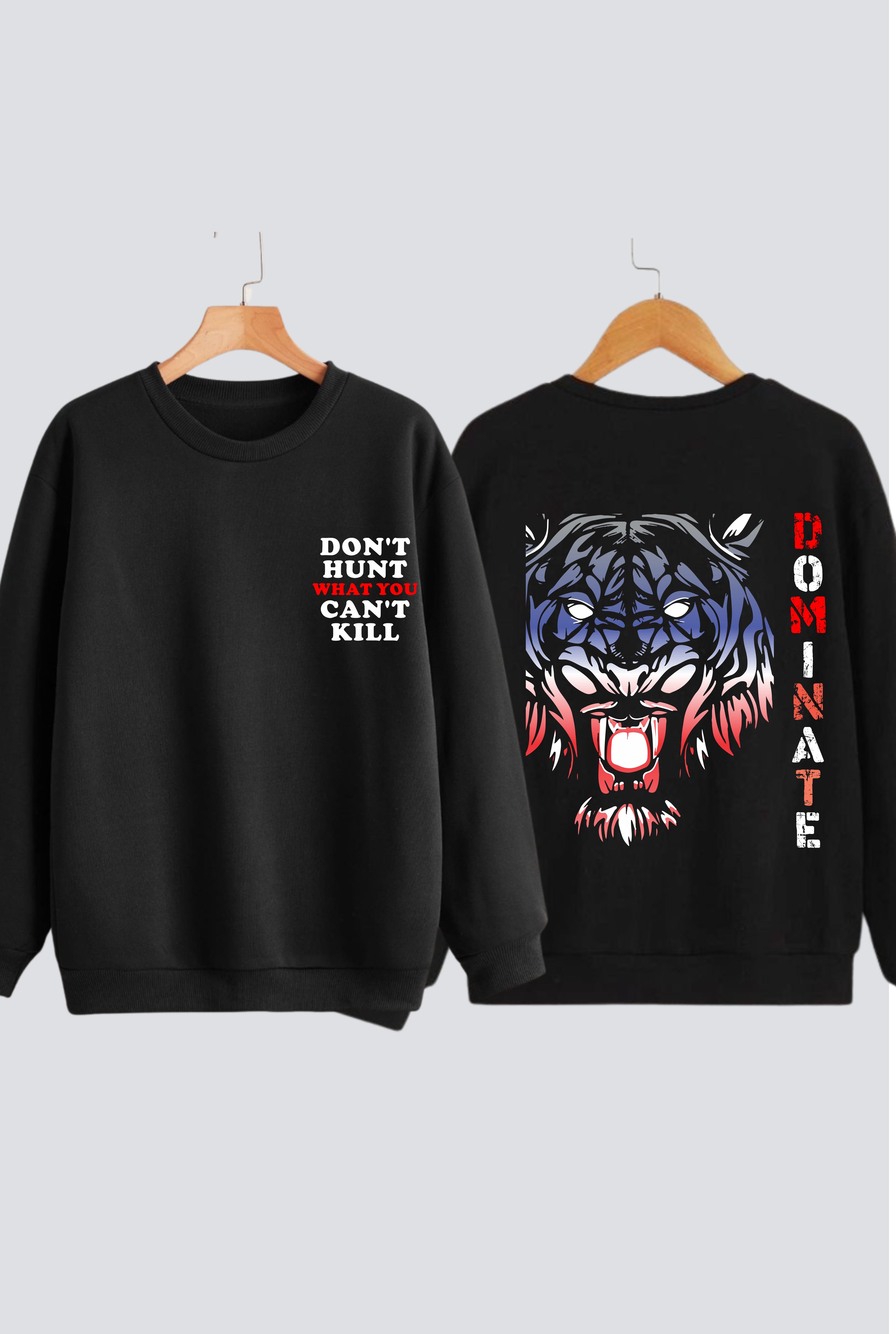 Dominance and Survival Motif Sweatshirt
