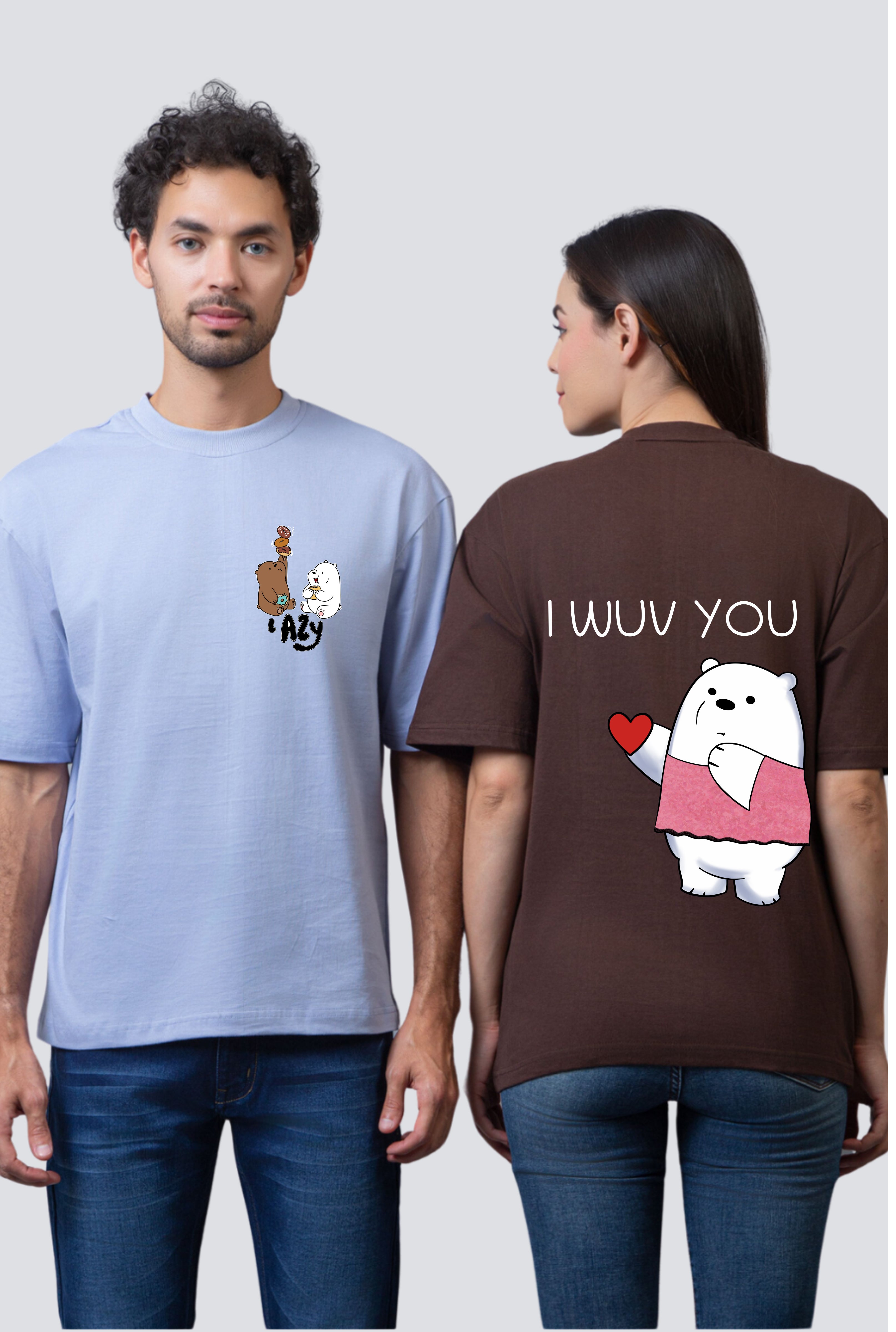 Bare Bears Oversized Tees - Pack of 2