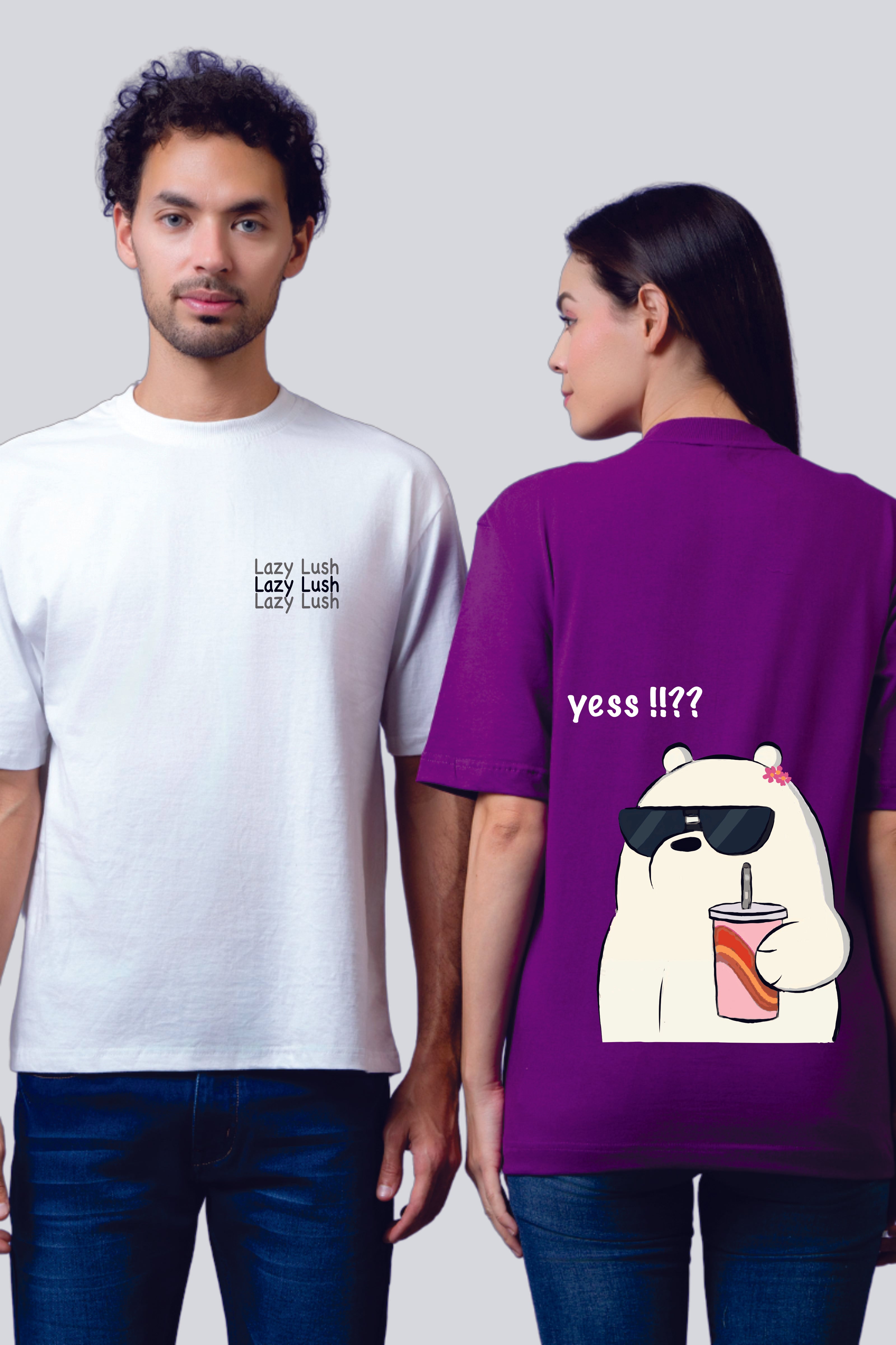 Quirky Query Unisex Oversized Tees - Pack of 2
