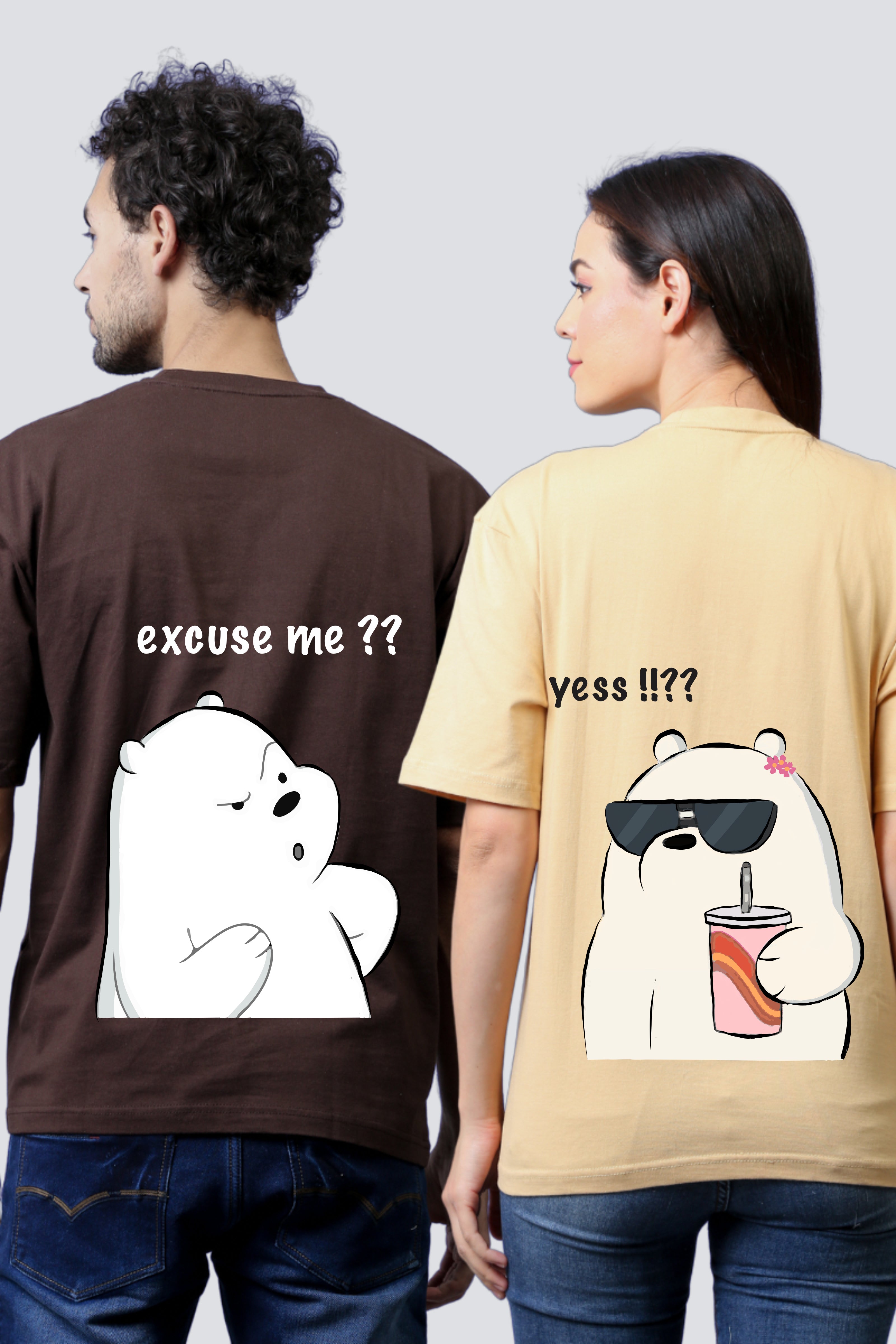 Quirky Query Unisex Oversized Tees - Pack of 2